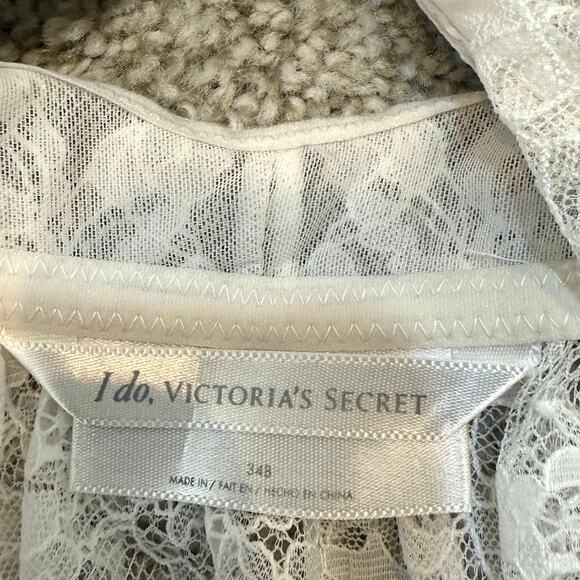 I Do Victoria's Secret 34B underwire front close sheer lace top BC 2856 - Picture 2 of 12